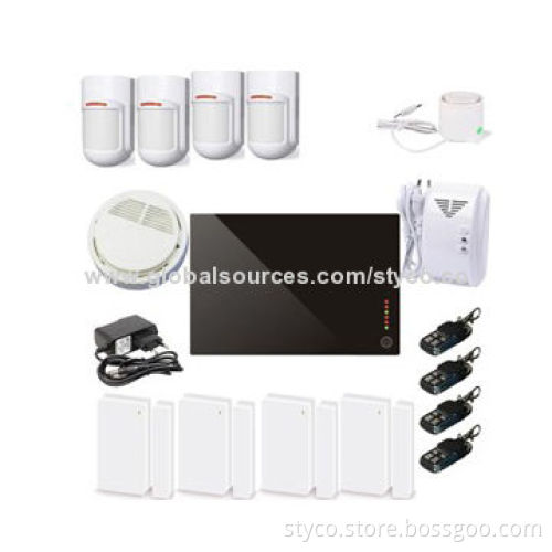GSM Alarm Systems, Kit Come with 4 Inside Antenna PIR Sensor & Wireless Door/Window Magnetic Contact
